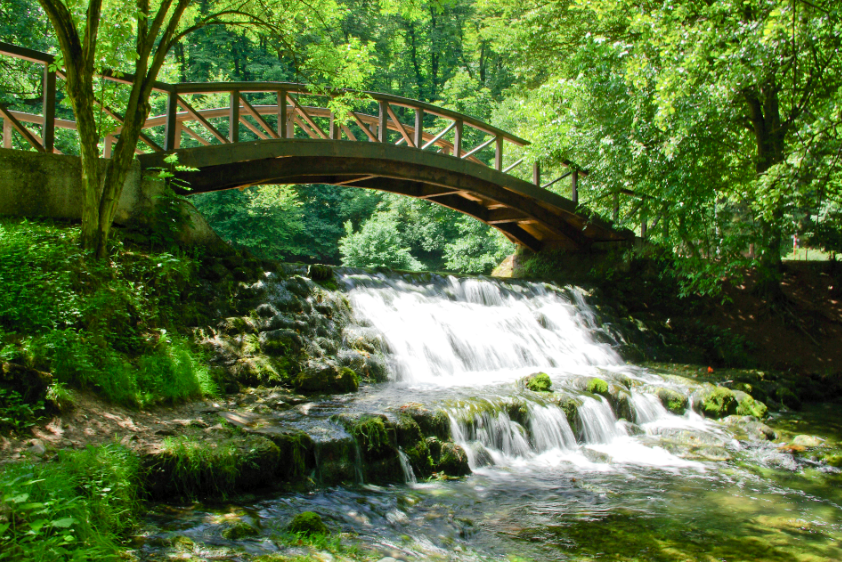 Vrelo Bosne (Spring of the Bosna River), Near Sarajevo (Ilidža), Bosnia and Herzegovina